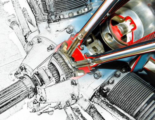 Technical drawings and engineering components